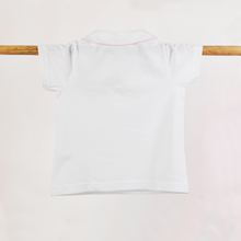 Carica l'immagine nel visualizzatore di Gallery, Polo maniche corte | Fiorellini rosa