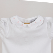 Carica l'immagine nel visualizzatore di Gallery, Body maniche corte | Fiorellini rosa